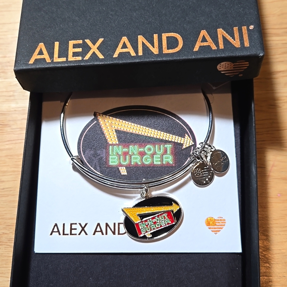 Alex and Ani In-N-Out Burger Bracelet NWT